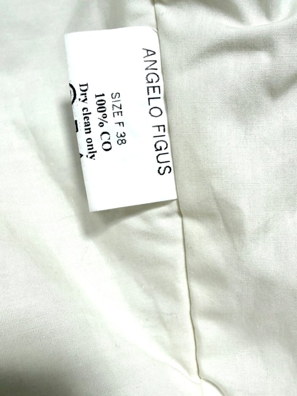 Vintage 90s Angelo Figus Padded Cotton Coat Womens 38 - Picture 13 of 16